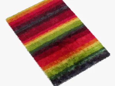 Carpet Arte Espina Shaggy Low-poly 3D model