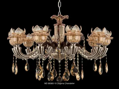 89360 Osgona Collection of Murano Glass Lamps 3D Model Pack