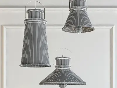 Loft london 2 lamp 3D model