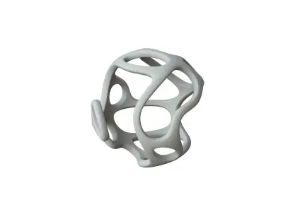 SciFi Cube Object No 28155 Low Poly Shape Texture
