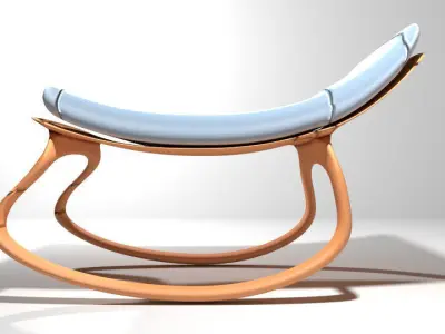 Rocking Baby Chair 3D model