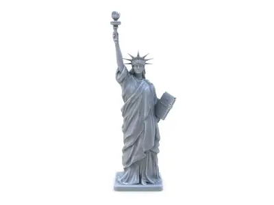  Statue of Liberty Low-poly 3D model