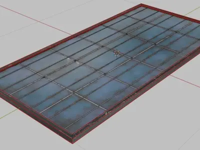 Solar Panel Low-poly 3D model