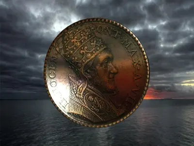 Vatican medalions colection Low-poly 3D model