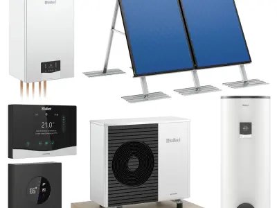 Vaillant home heating kit 3D model