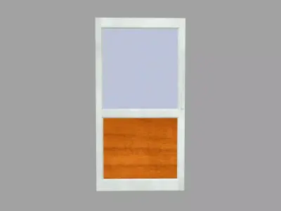 Office Door Low-poly 3D model