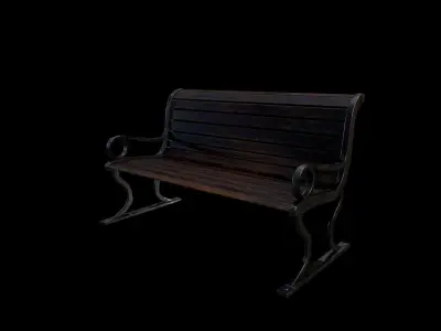Park Bench - Gest Low-poly 3D model