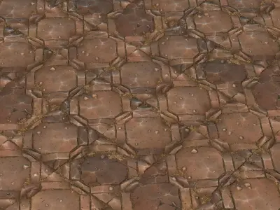 Stylized tile material Texture