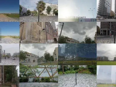 Street Light 12 3D Model Pack