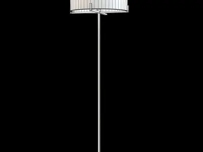 Porta Romana Cross Braced Floor Lamp 3D model