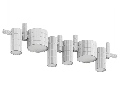 Oluce DANCING QUEEN Hanging lamp 3D model