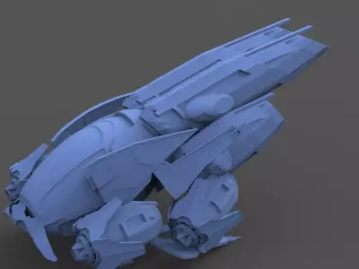 Kronis Ship version 2  3D print model