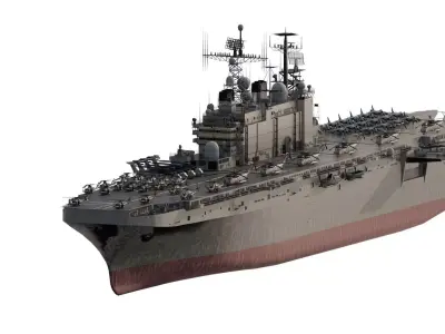 US navy  Amphibious Assault Ship 3D model