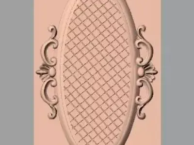 European furniture 3D relief models for CNC wood engraving E154 3D model
