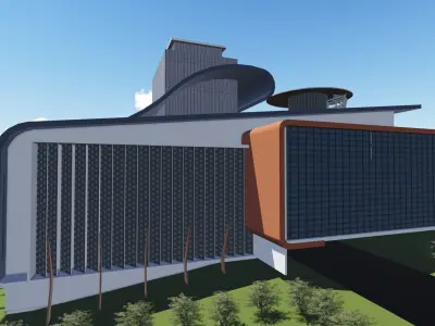 PRODUCTION THEATRE Low-poly 3D model