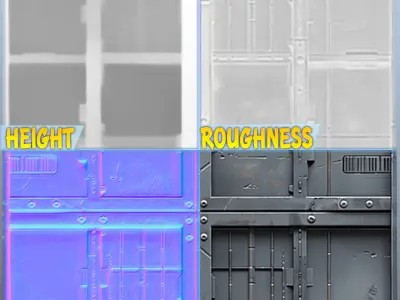 Sci-FI Seamless Texture Texture 8