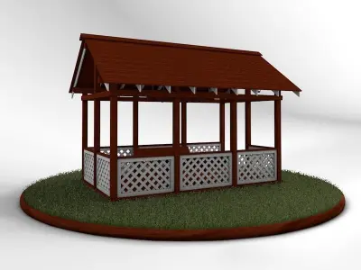 Arbor construction 3D model