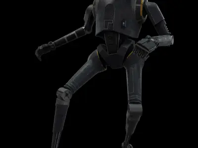 K2SO from Rogue one Low-poly 3D model