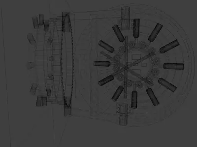 Bank Vault 3D model