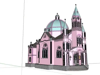 Architecture-Religion-God-Culture-Temple -0225 3D model