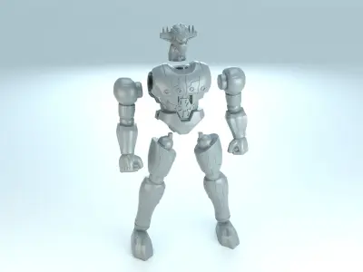 Steel God Jeeg - Shin Jeeg robot acciaio  3D model