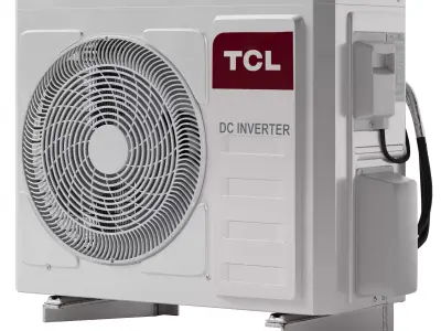 TCL Outdoor Air Conditioner Unit Low-poly 3D model