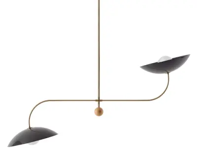 Dahlia Chandelier by Blueprint Lighting 3D model