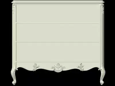 bedside table 3D model