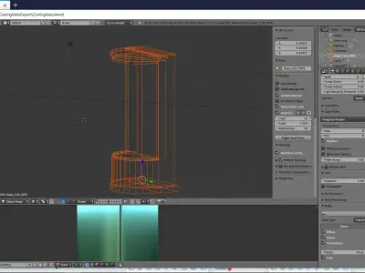 Cloning Vats Sci-fi Low-poly 3D model