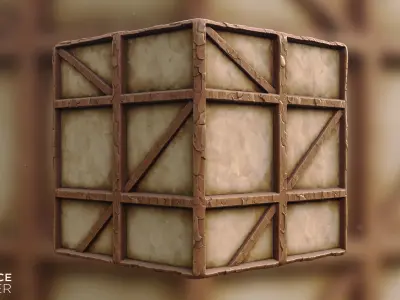 Stylized Medieval Wall PBR Texture