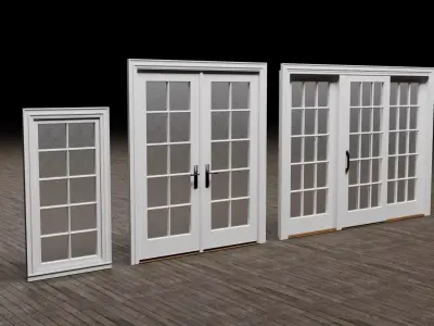 Door Window Set 3D model