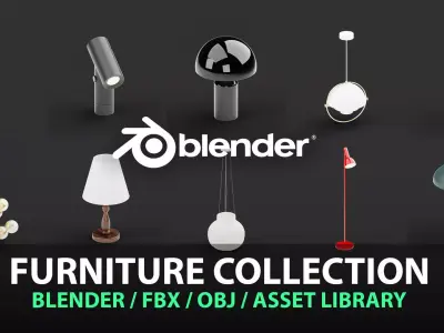 Lamp Model Collection Vol 4 3D model