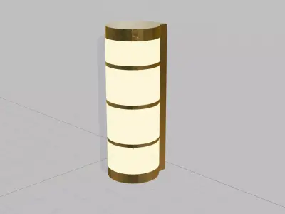 WALL LIGHT Low-poly 3D model