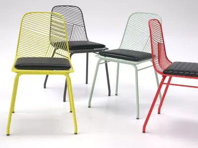 Wire Chair 3D model