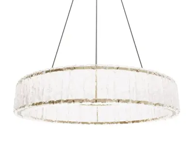 Pendant chandelier Solo round 3D model