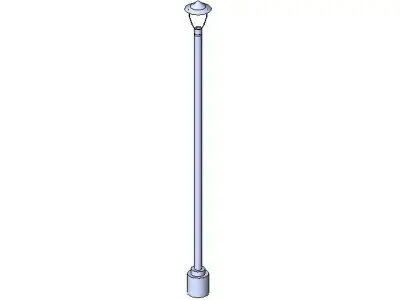 Eclairage public Free 3D model