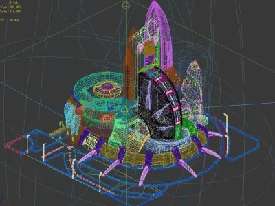 Future World - City Center 3D model