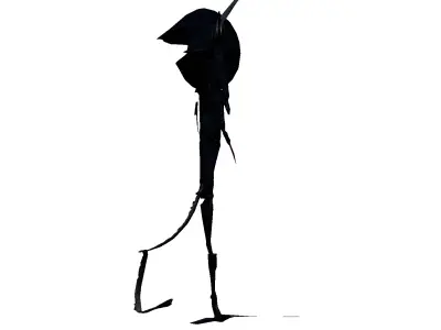 Scifi alien 3D model purchase