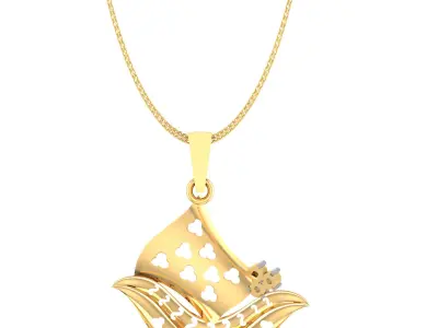 Ring Earrings Pendant Combo 3D print model