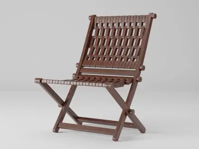 Wooden Chair - 1 of 7 3D model