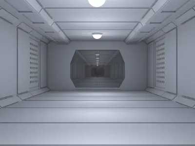 Sci Fi Interior 3D model