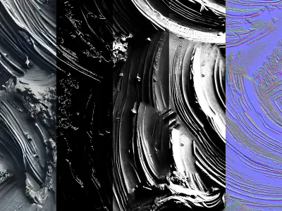 Wet cement 4K PBR Texture