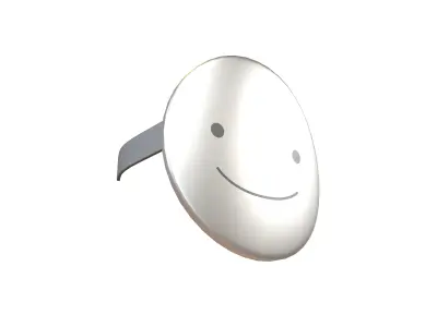 Smile Mask v1 005 Low-poly 3D model