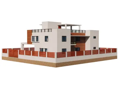 Modern House 6 3D model