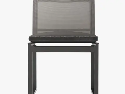 AEGEAN ALUMINUM SIDE CHAIR by restoration hardware 3D model