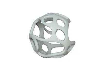 SciFi Cube Object No 27659 Low Poly Shape Texture
