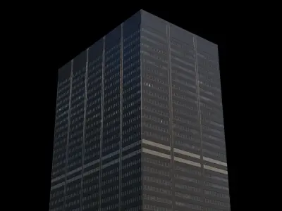 One Liberty Plaza - NYC Low-poly 3D model