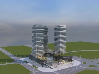 Cityscape 5 3D model