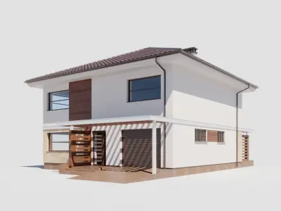 Build015 house 3D model