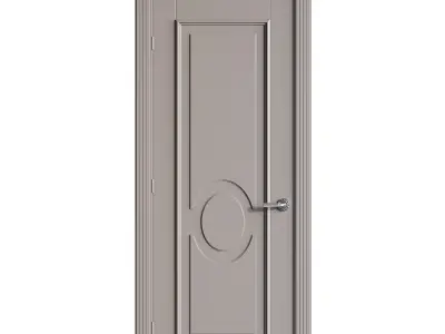 Modern entrance door 65 3D model